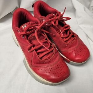 Under Armour Red Athletic Shoes